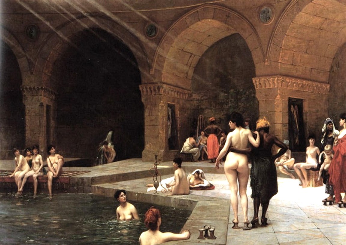 Pintura de Gerome, Gran baño de Bursa
