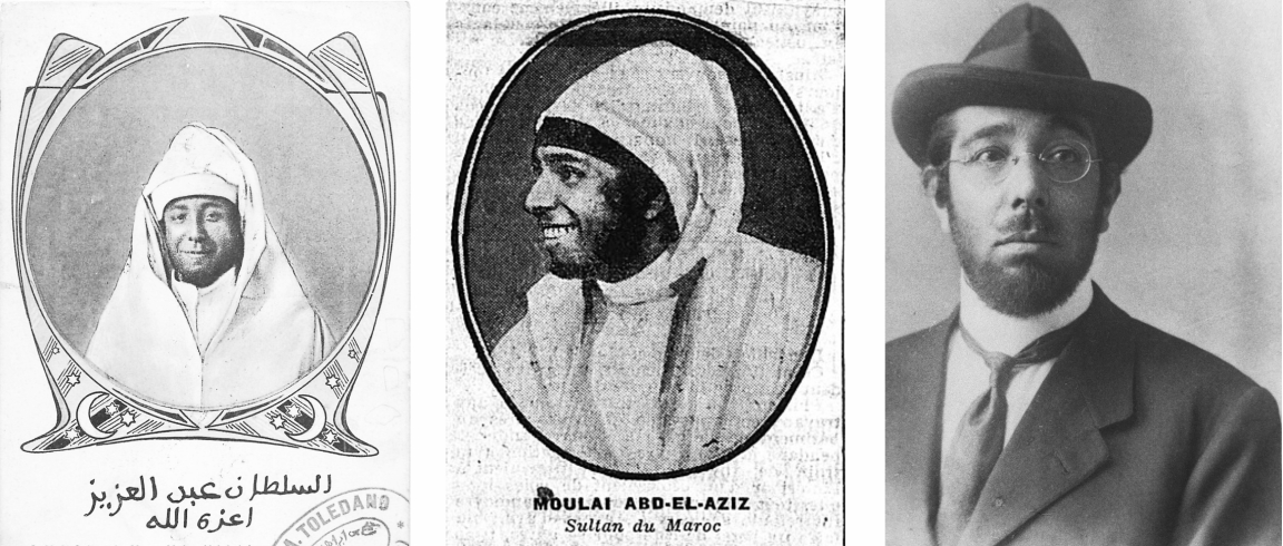 Tres fotografías del sultán Mulay Abdelaziz, amigo de Ma el Ainin